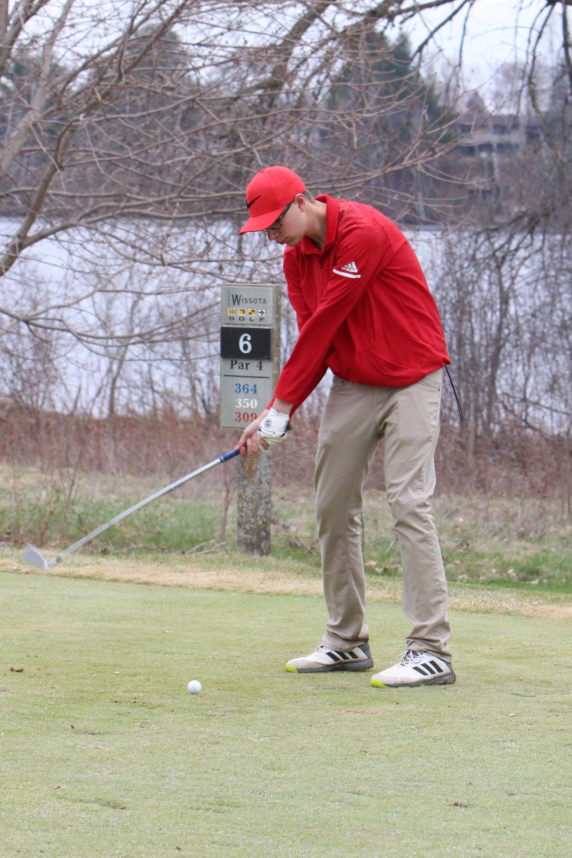 Cloverbelt-Dairyland boys golf invite at Lake Wissota golf 4-29-19